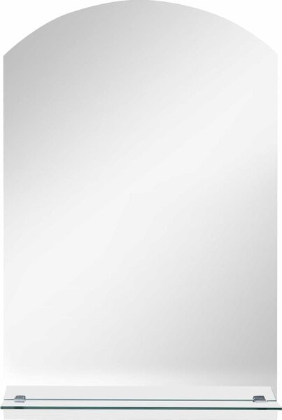 VidaXL Nástěnné zrcadlo s policí 20 x 40 cm tvrzené sklo [249429]