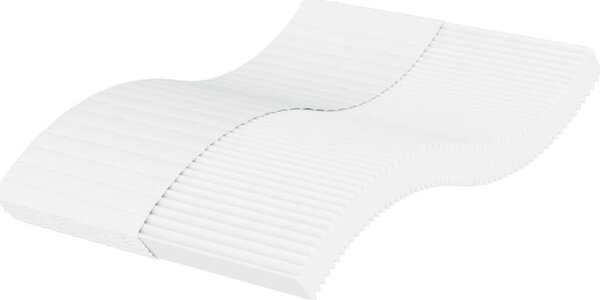 VidaXL Pěnová matrace bílá 120 x 200 cm tvrdost H2 H3 [356343]