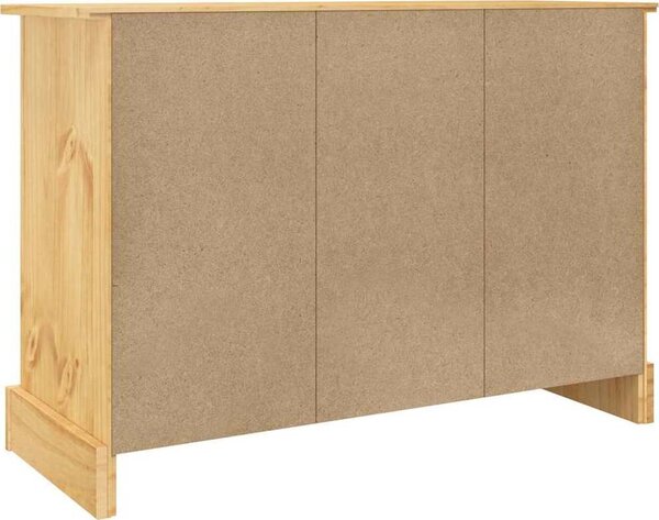 VidaXL Příborník "Corona" 112 x 44 x 78 cm masivní dřevo mexická borovice [355084] Barva: Hnědá