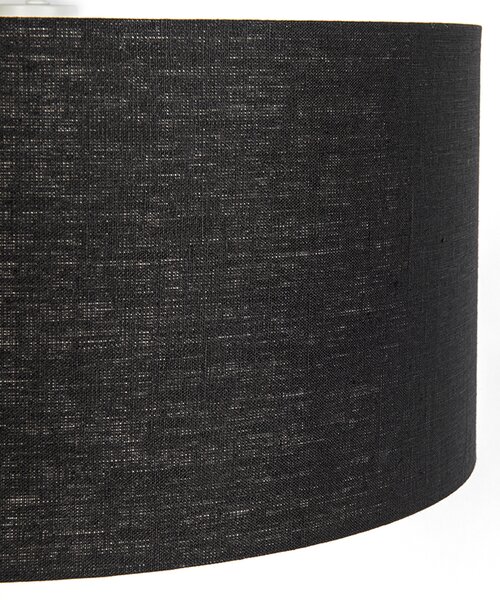 Moderní závěsné svítidlo bílé s černým stínítkem 50 cm - Combi 1
