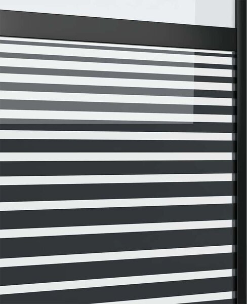 VidaXL Skleněné dveře 102,5 x 2 x 205 cm Hliník Černá [42012462]
