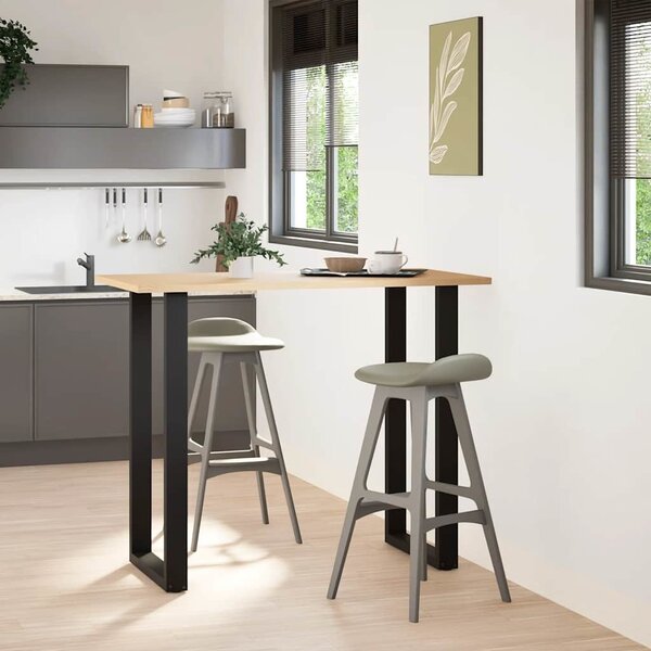 VidaXL Nohy barového stolu ve tvaru U 2 ks ocel 60 x (110-111) cm ocel [4013248] Barva: antracitová