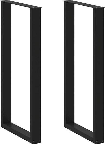 VidaXL Nohy barového stolu ve tvaru U 2 ks ocel 60 x (110-111) cm ocel [4013248] Barva: antracitová