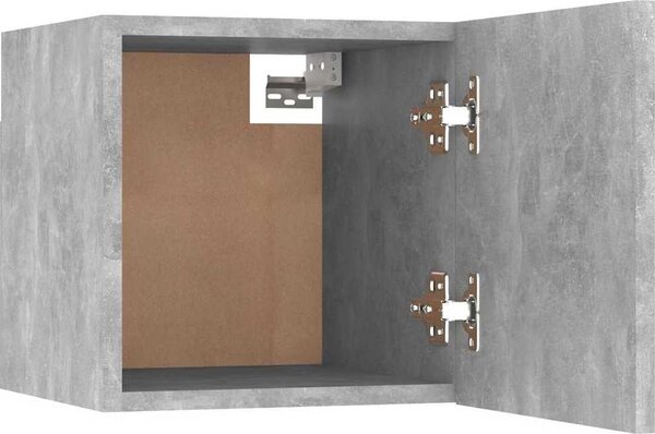 VidaXL Noční stolek 30,5 x 30 x 30 cm kompozitní dřevo [3079709] Barva: Betonová šedá
