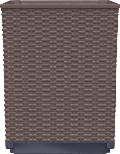VidaXL Truhlíky 4 ks 30 x 30 x 37 cm polypropylen [364185] Barva: Hnědá
