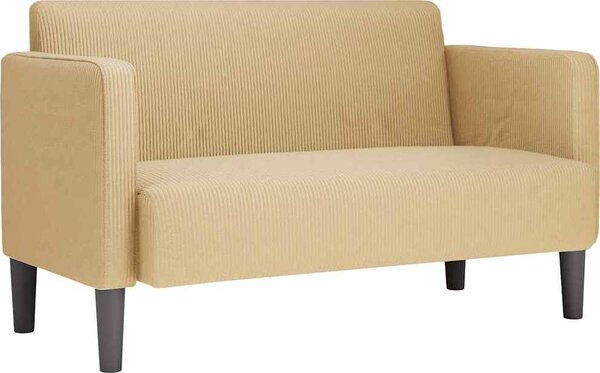 VidaXL Loveseat Sofa 109 cm manšestrová tkanina [4100522] Barva: Modrá