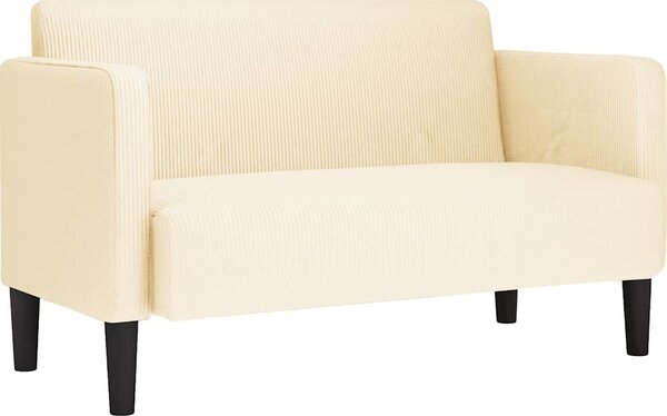 VidaXL Loveseat Sofa 109 cm manšestrová tkanina [4100522] Barva: Modrá