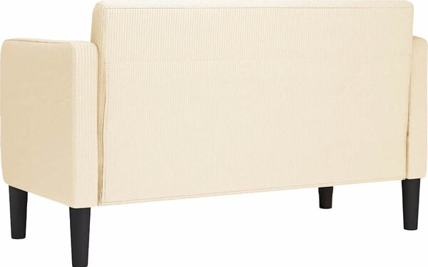 VidaXL Loveseat Sofa 109 cm manšestrová tkanina [4100522] Barva: Modrá