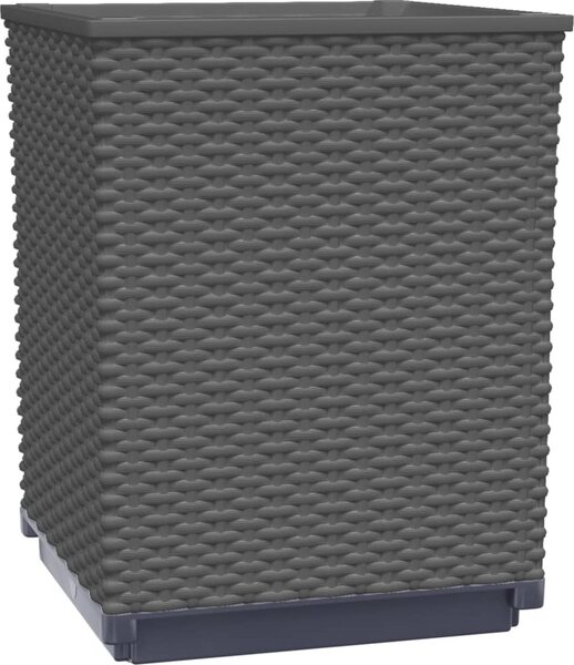 VidaXL Truhlíky 4 ks 30 x 30 x 37 cm polypropylen [364185] Barva: Hnědá