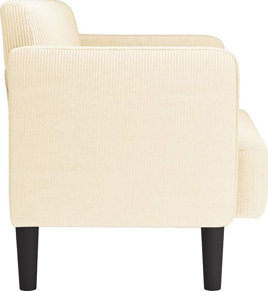 VidaXL Loveseat Sofa 109 cm manšestrová tkanina [4100522] Barva: Modrá