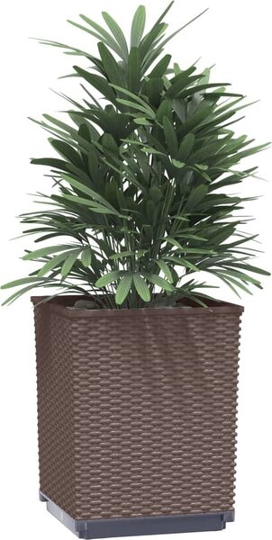 VidaXL Truhlíky 4 ks 30 x 30 x 37 cm polypropylen [364185] Barva: Hnědá