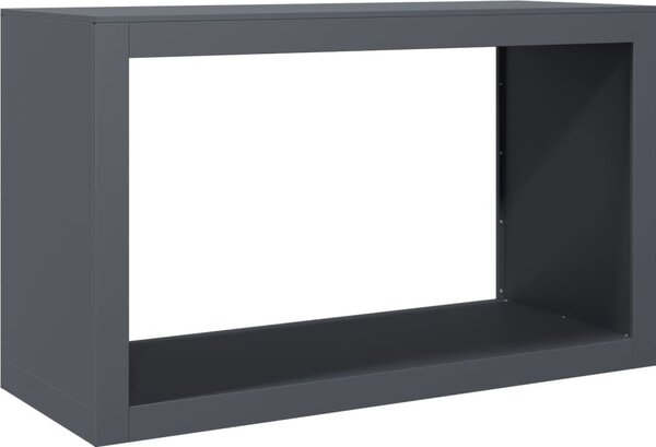 VidaXL Stojan na palivové dřevo 100x40x60 cm povětrnostně odolná ocel [850984] Barva: Ocel/Antracitový