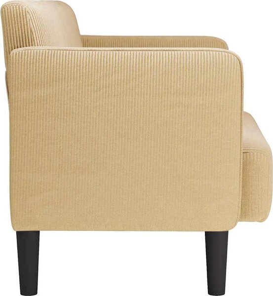 VidaXL Loveseat Sofa 109 cm manšestrová tkanina [4100522] Barva: Modrá