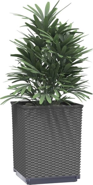 VidaXL Truhlíky 4 ks 30 x 30 x 37 cm polypropylen [364185] Barva: Hnědá