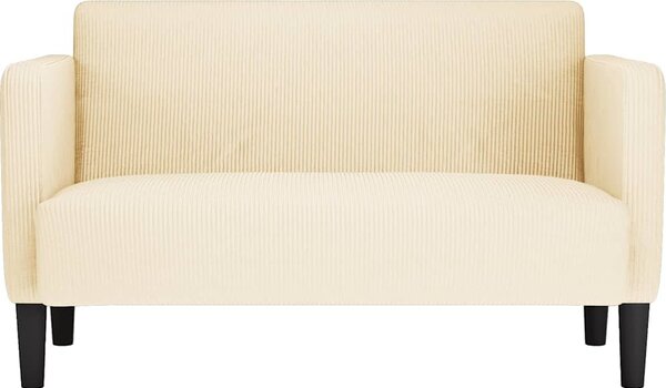 VidaXL Loveseat Sofa 109 cm manšestrová tkanina [4100522] Barva: Modrá