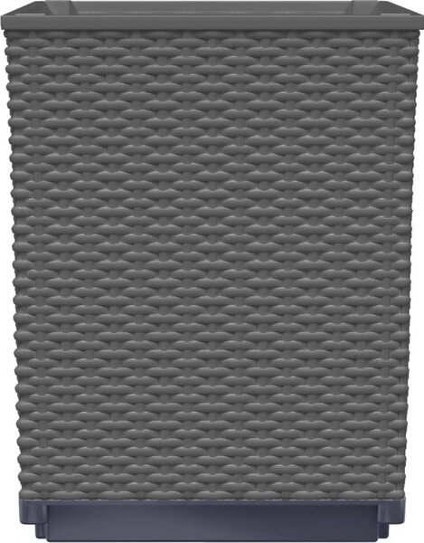 VidaXL Truhlíky 4 ks 30 x 30 x 37 cm polypropylen [364185] Barva: Hnědá