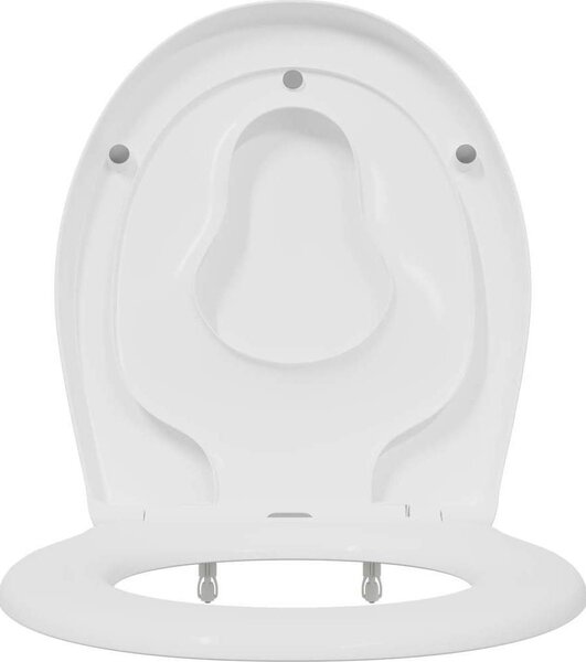 VidaXL Toaletní prkno 47 x 37 x 4 cm Duroplast [42002353] Barva: Černá