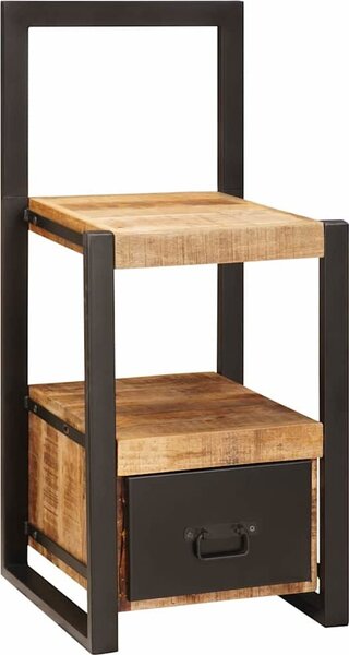 VidaXL Stojan na oblečení Hnědá 40 x 40 x 90 cm Masivní mangové dřevo [4015985] Barva: Přírodní