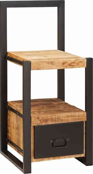 VidaXL Stojan na oblečení Hnědá 40 x 40 x 90 cm Masivní mangové dřevo [4015985] Barva: Přírodní