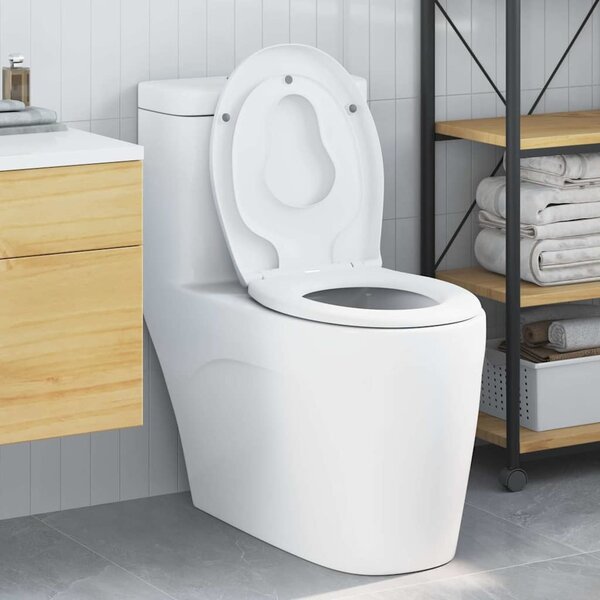 VidaXL Toaletní prkno 47 x 37 x 4 cm Duroplast [42002353] Barva: Černá