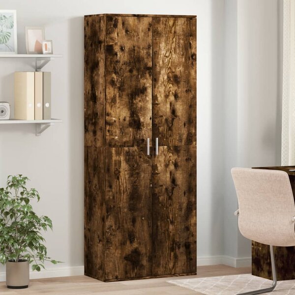 Skříň highboard kouřový dub 70 x 35 x 180 cm kompozitní dřevo 3276662