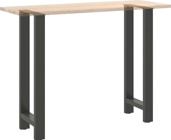 VidaXL Nohy barového stolu z oceli 2 ks 50 x (100-101) cm ocel [4013342] Barva: Černá