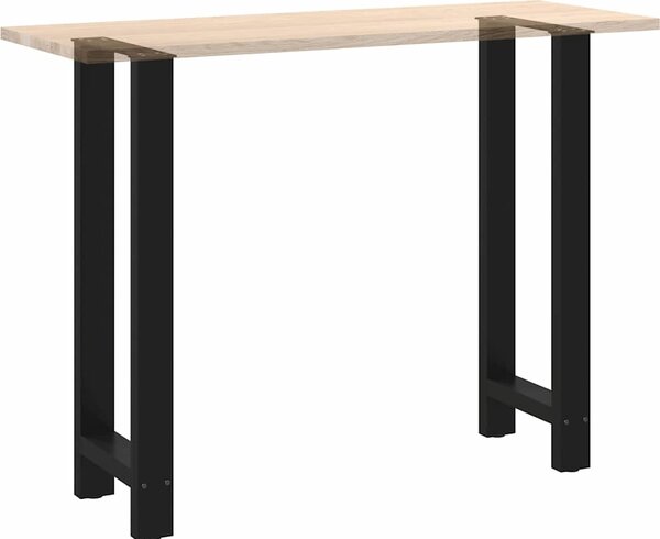 VidaXL Nohy barového stolu z oceli 2 ks 50 x (100-101) cm ocel [4013342] Barva: Černá