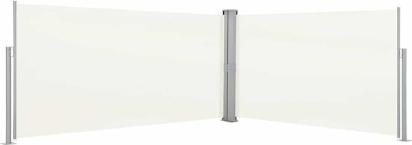 VidaXL Zatahovací boční markýza / zástěna 160 x 600 cm [42178] Barva: krémová