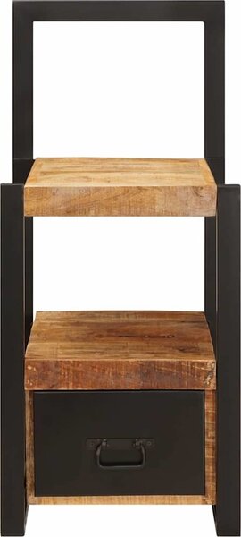 VidaXL Stojan na oblečení Hnědá 40 x 40 x 90 cm Masivní mangové dřevo [4015985] Barva: Přírodní
