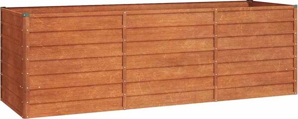 VidaXL Zahradní vyvýšený záhon rezavý 240 x 80 x 77 cm cortenová ocel [151961]