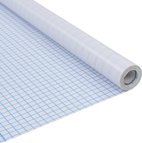 VidaXL Okenní fólie 90 x 500 cm PVC [140894] Barva: mléčné s proužky