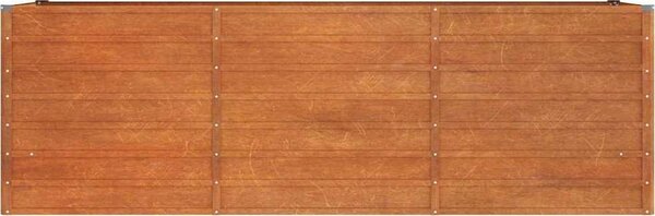 VidaXL Zahradní vyvýšený záhon rezavý 240 x 80 x 77 cm cortenová ocel [151961]