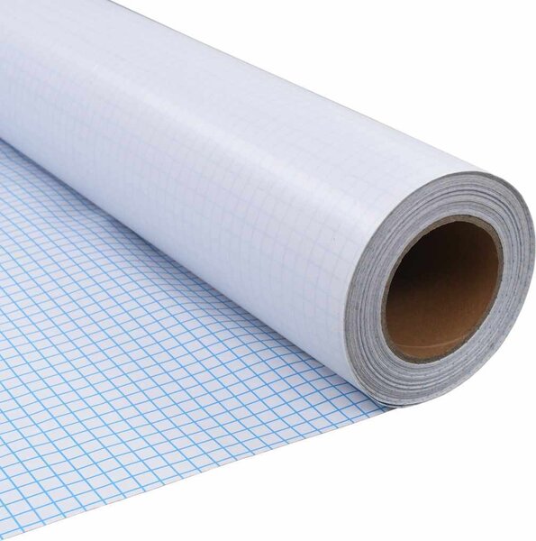 VidaXL Okenní fólie 90 x 500 cm PVC [140894] Barva: mléčné s proužky