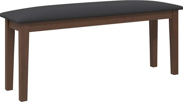 VidaXL Lavice 110 cm z masivního dřeva s gumou [4102602] Barva: Přírodní