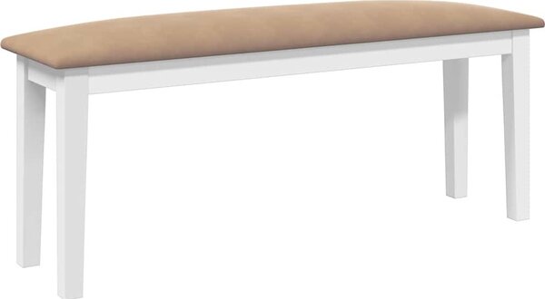 VidaXL Lavice 110 cm z masivního dřeva s gumou [4102602] Barva: Přírodní