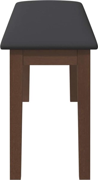 VidaXL Lavice 110 cm z masivního dřeva s gumou [4102602] Barva: Přírodní