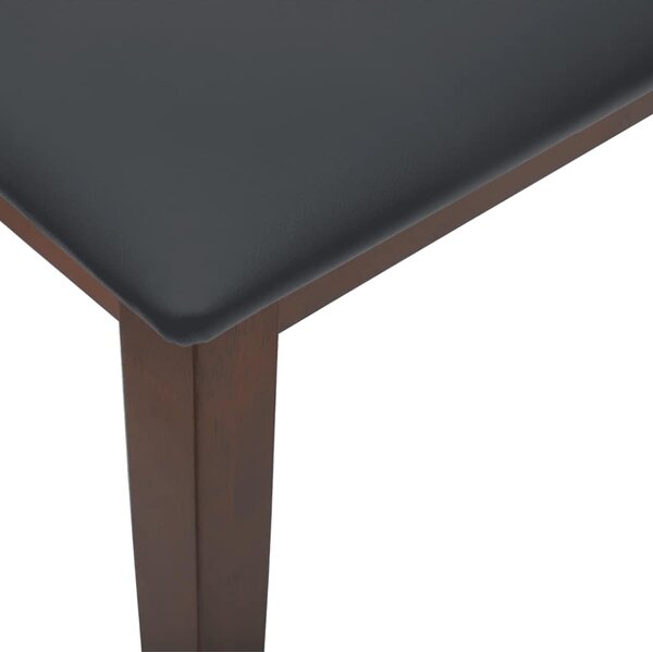 VidaXL Lavice 110 cm z masivního dřeva s gumou [4102602] Barva: Přírodní