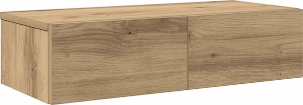 VidaXL Nástěnná police se zásuvkami 60x26,5x15 cm kompozit [859974] Barva: dub artisan