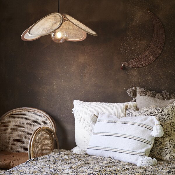 Stropní lampa Rattan and Linen