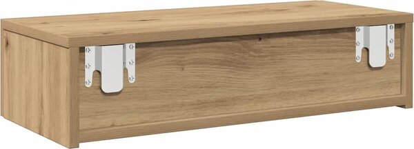 VidaXL Nástěnná police se zásuvkami 60x26,5x15 cm kompozit [859974] Barva: dub artisan