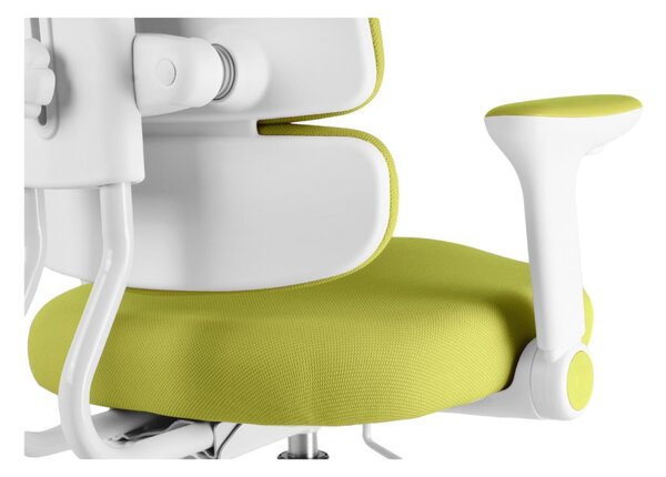 Dětská rostoucí židle Neoseat KIDDY THREE — látka, pratelný potah, zelená