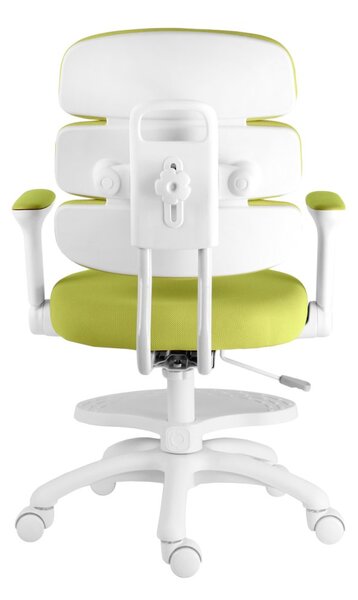 Dětská rostoucí židle Neoseat KIDDY THREE — látka, pratelný potah, zelená