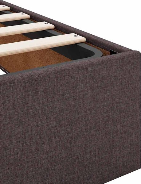 VidaXL Osmanský rám postele bez matrací 200x200 cm textil [3310906] Barva: krémová
