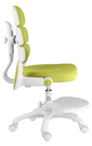 Dětská rostoucí židle Neoseat KIDDY THREE — látka, pratelný potah, zelená