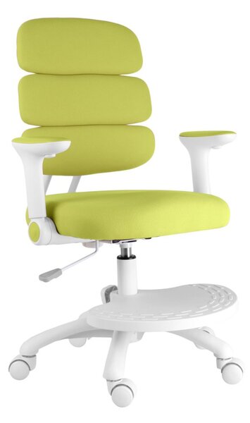 Dětská rostoucí židle Neoseat KIDDY THREE — látka, pratelný potah, zelená