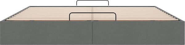 VidaXL Osmanský rám postele bez matrací 200x200 cm textil [3310906] Barva: krémová