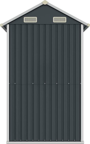 VidaXL Zahradní kůlna 192 x 152,5 x 237 cm pozinkovaná ocel [364533] Barva: antracitová