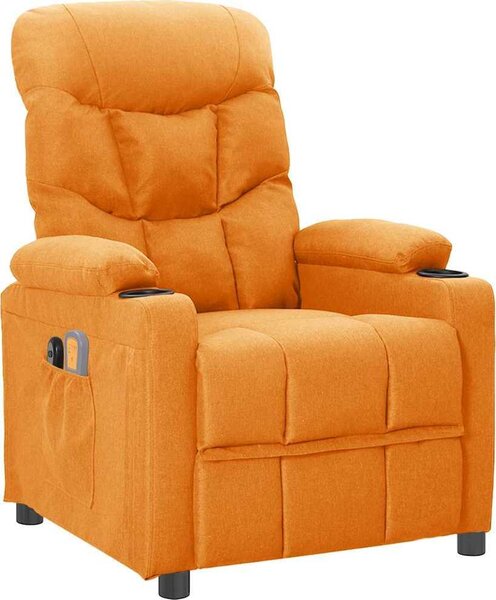 VidaXL Elektrické masážní křeslo textil [3098838] Barva: vínová červená