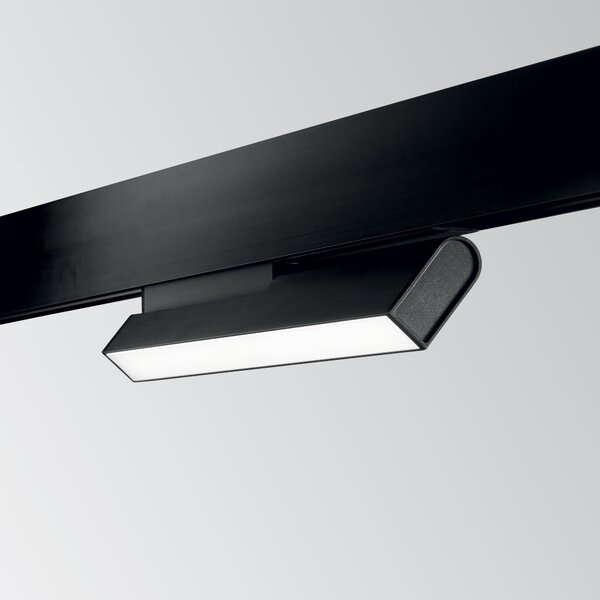 EGO FLEXIBLE WIDE lištové LED svítidlo 7W 820lm 3000K On-Off 110° 28,3cm IP20, černé