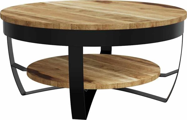 VidaXL Konferenční stolek hrubé mangovníkové dřevo 65 x 32 cm [244675]